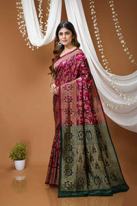 Elegant Royal Blue Banarasi Style Zari Woven Saree with Rich Golden Designer Pallu – Wedding & Festive Wear