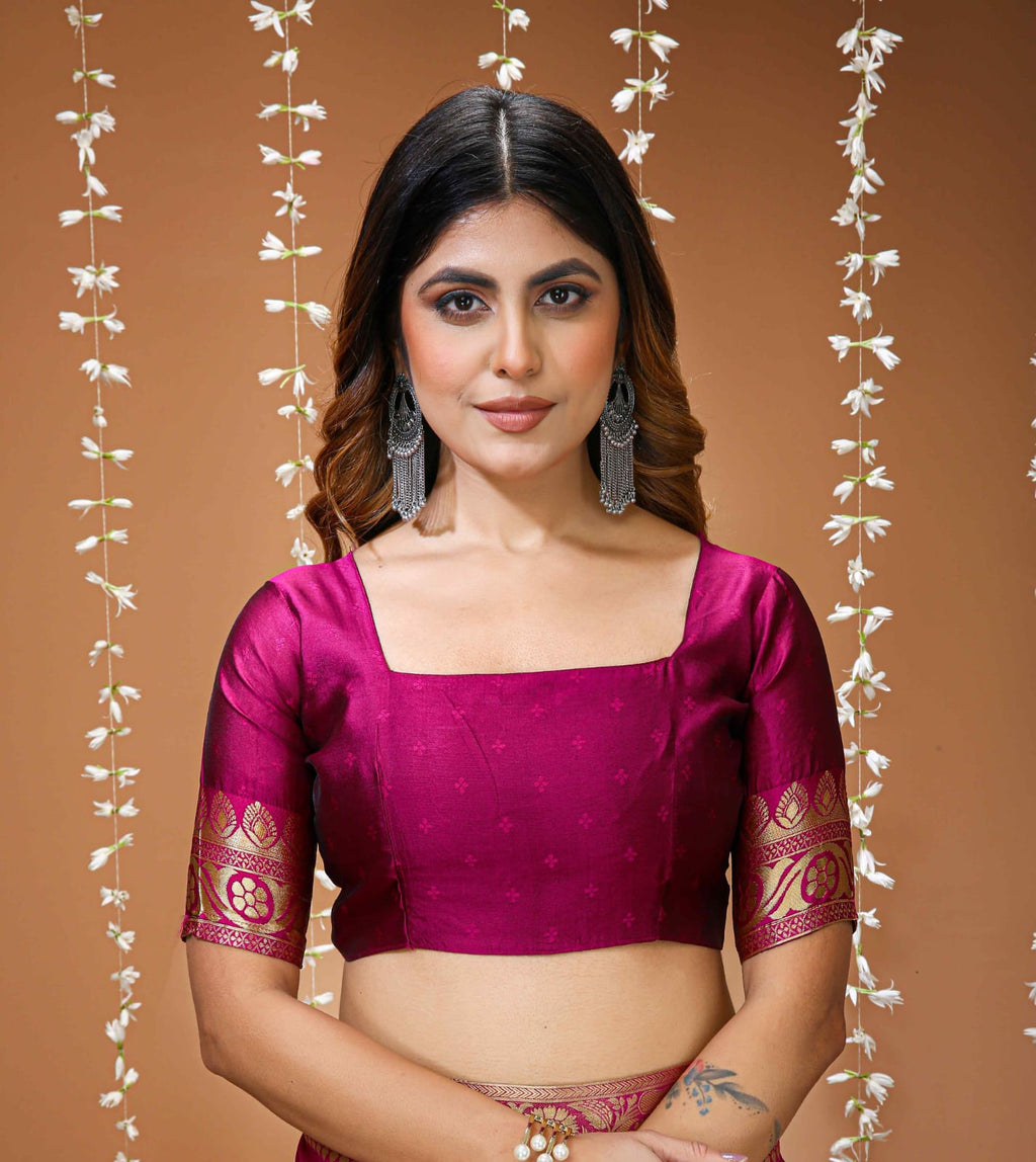 Elegant Beige & Red Zari Woven Saree with Rich Designer Pallu – Festive & Wedding Wear