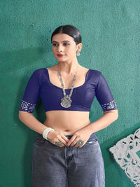 Pure Cotton Black Multicolor Floral Printed Saree