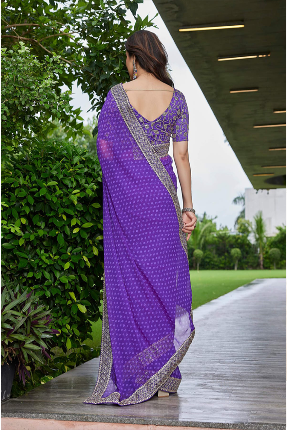 Elegant Teal Green Georgette Saree with Designer Border – Party Wear Traditional Saree for Women