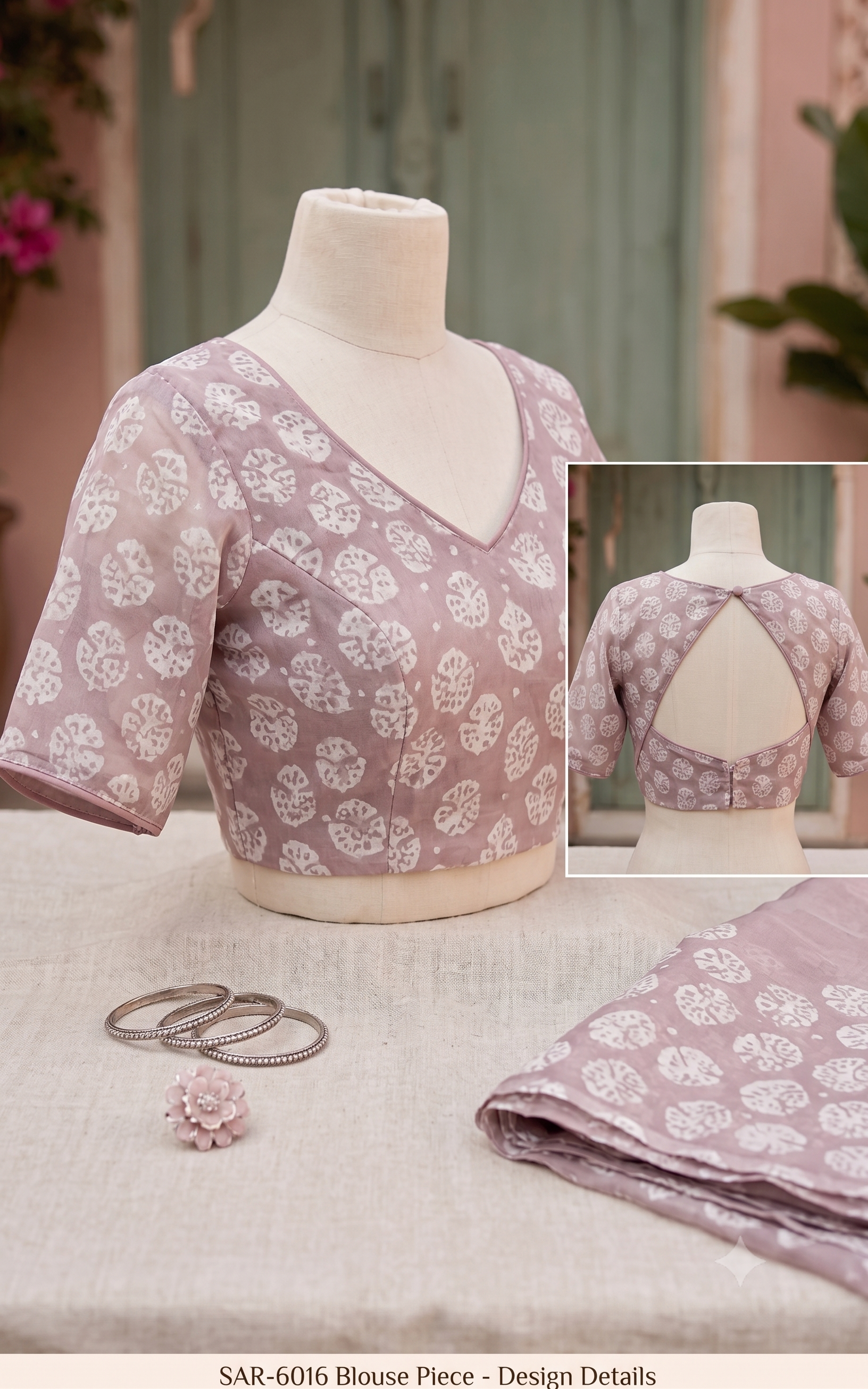 Linen Digital Printed Party Wear Saree - SAR-6016 - hero