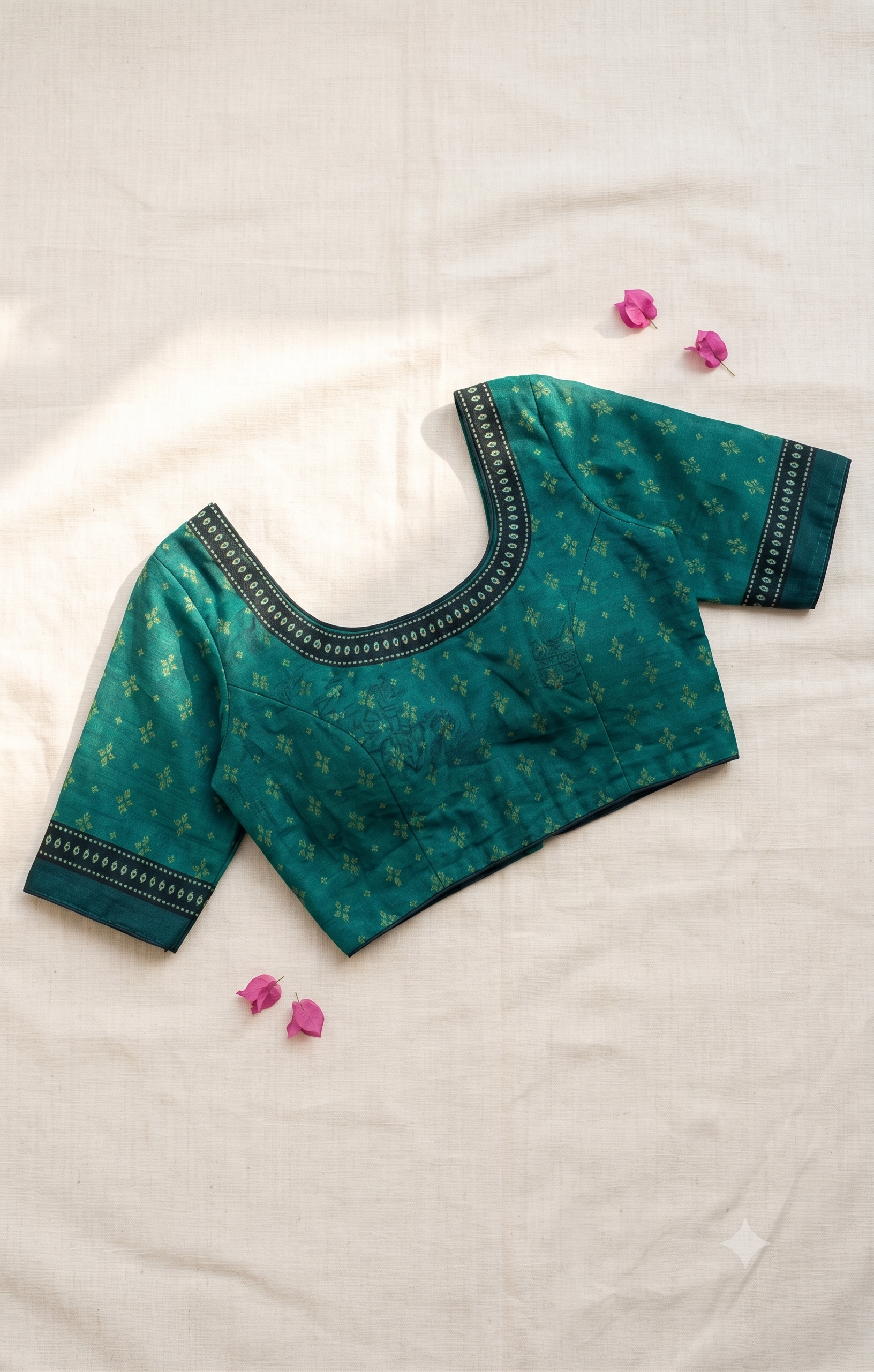 Linen Digital Printed Party Wear Saree - SAR-6029 - hero