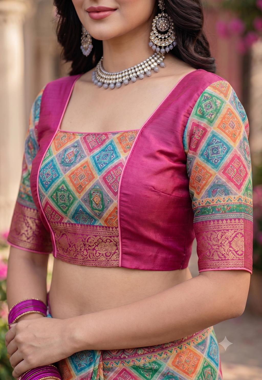 Linen Digital Printed Party Wear Saree - SAR-6049 - hero