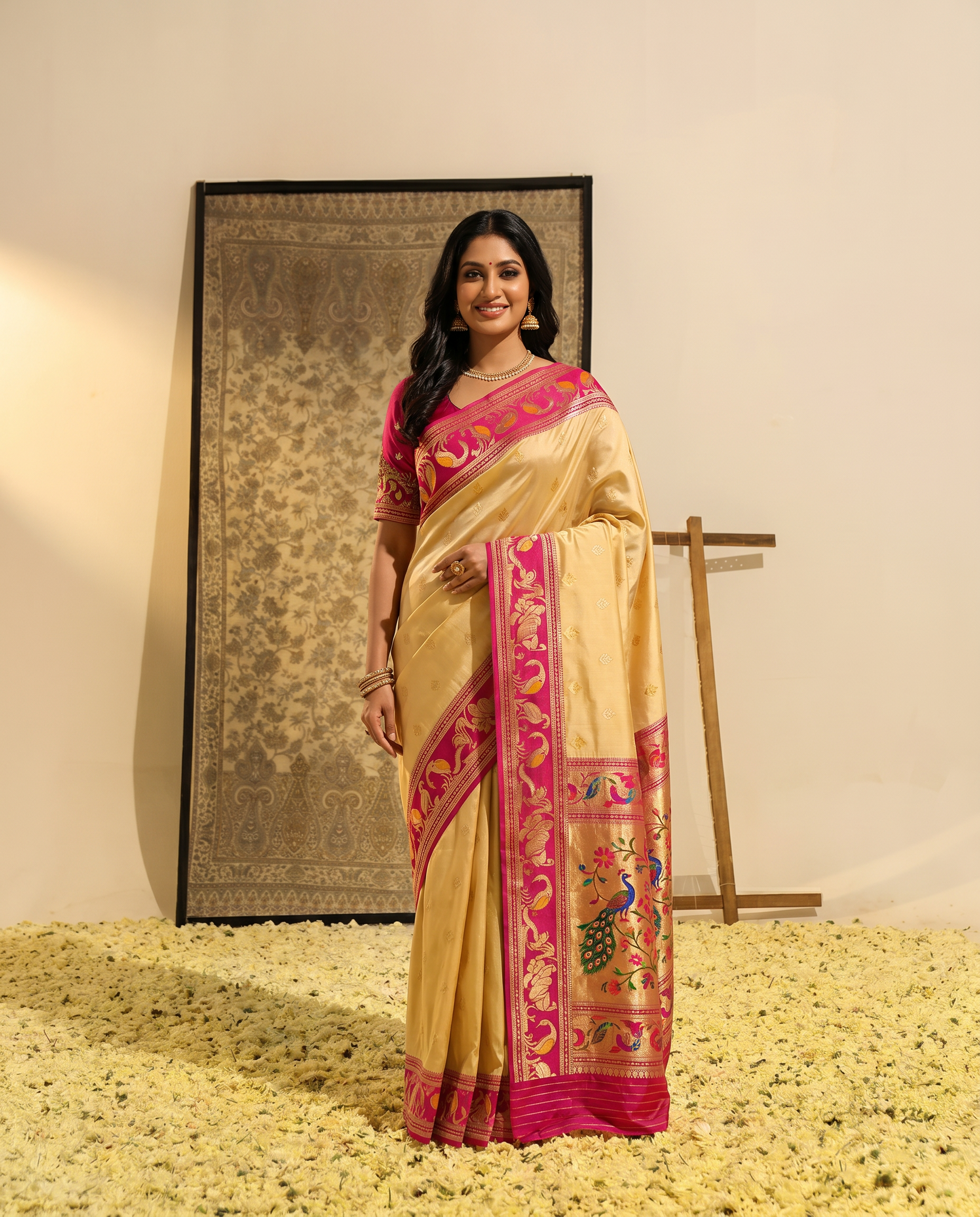 Priyamani Pure Banarasi Silk Saree - output 3 - 02 hero