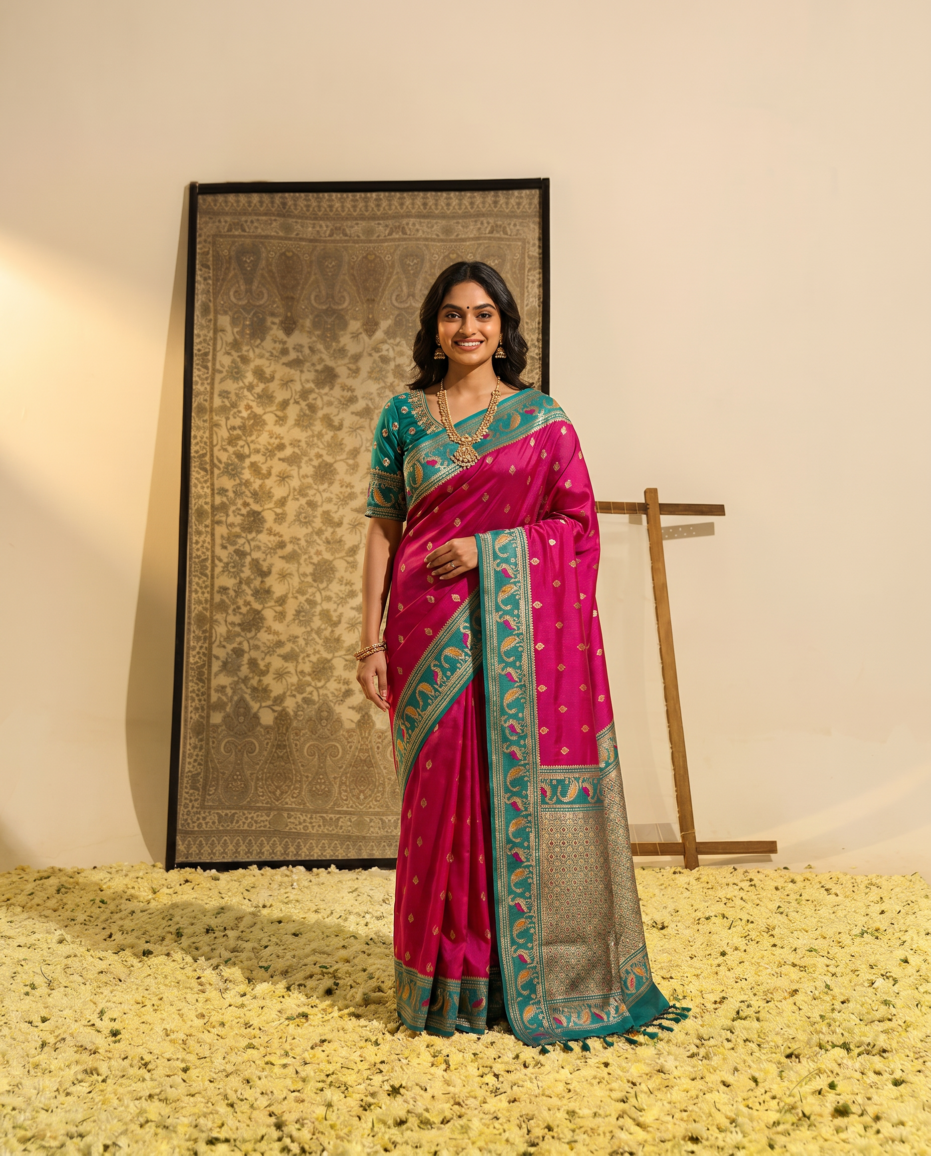 Priyamani Pure Banarasi Silk Saree - output 4 - 02 hero
