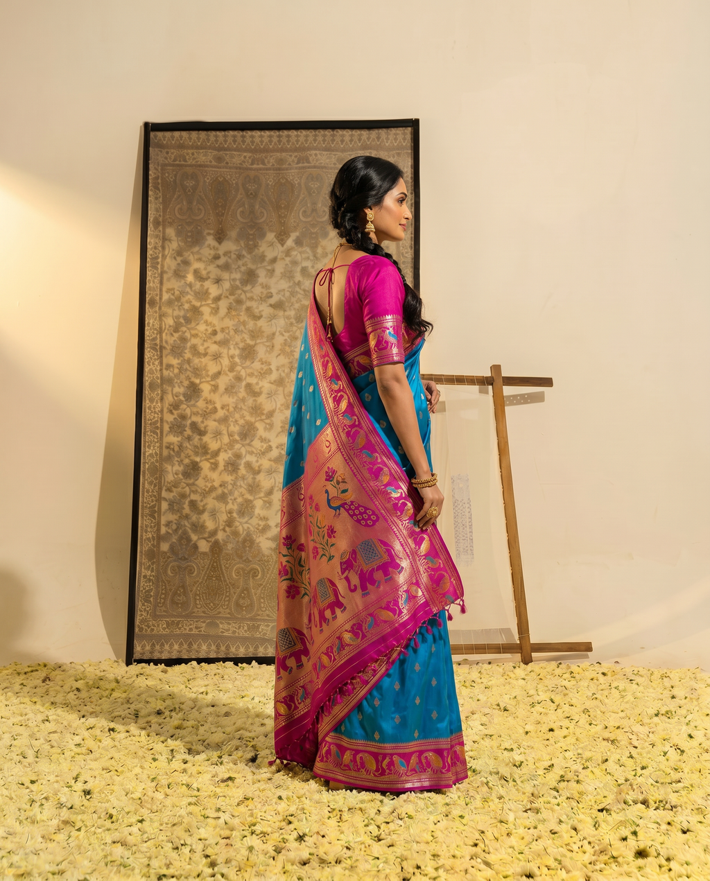 Priyamani Pure Banarasi Silk Saree - output 5 - 03 side