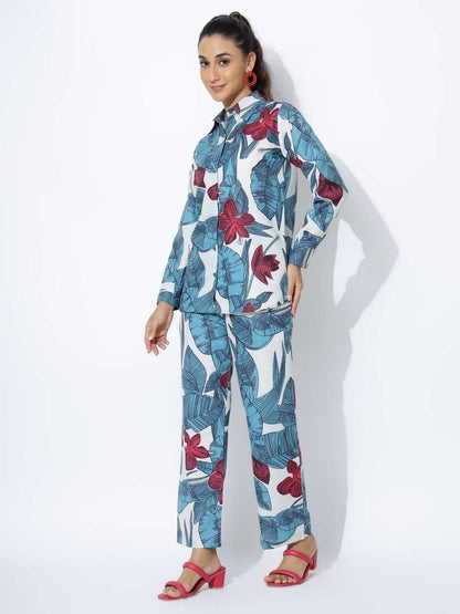 Cotton Rayon 100% Co ord Set