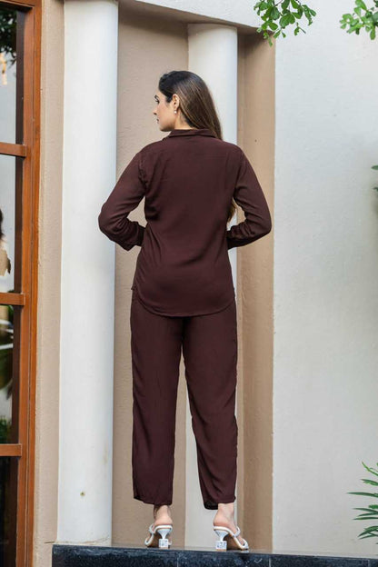 Crinkle Cotton Western wear Co ord Set