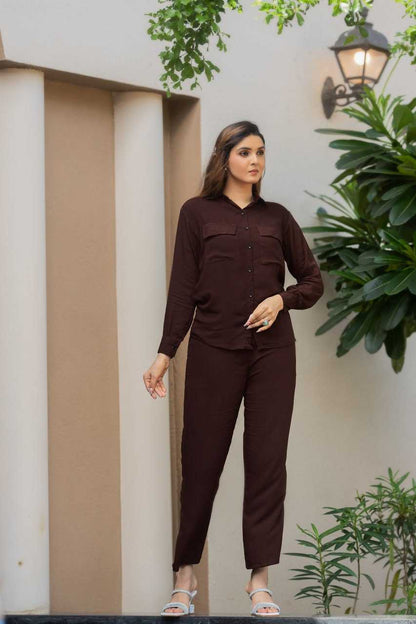 Crinkle Cotton Western wear Co ord Set