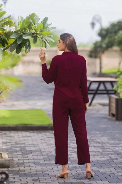 Crinkle Cotton Western wear Co ord Set