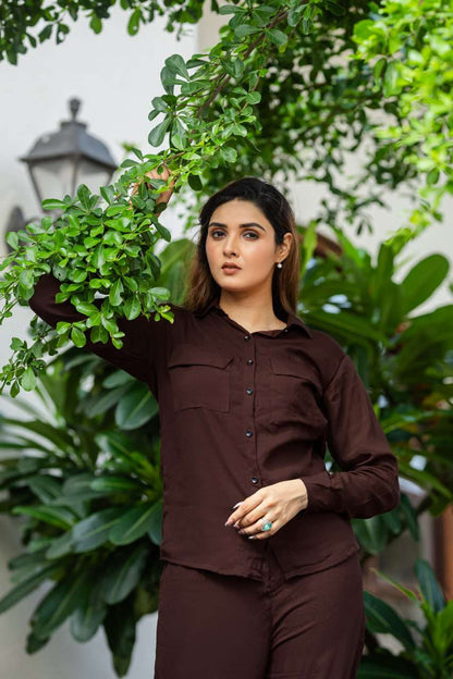 Crinkle Cotton Western wear Co ord Set