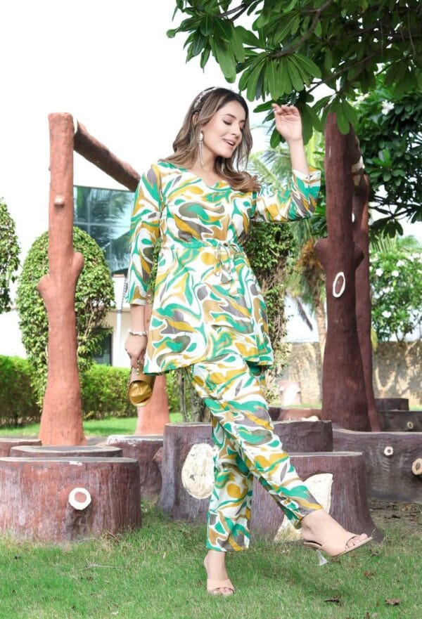 Women`s Floral Printed Co ord Set Cotton blend - Image 5