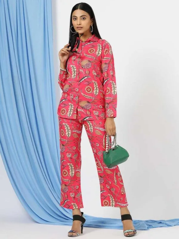 Premium Women`s Co-ord set Cotton Blend - Image 2