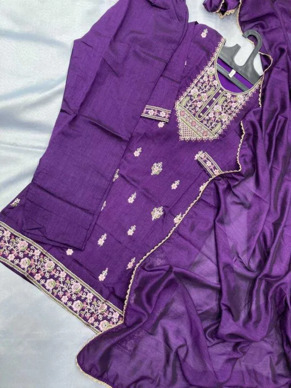 Soft Silk Ladies Long Kurtis - Image 3