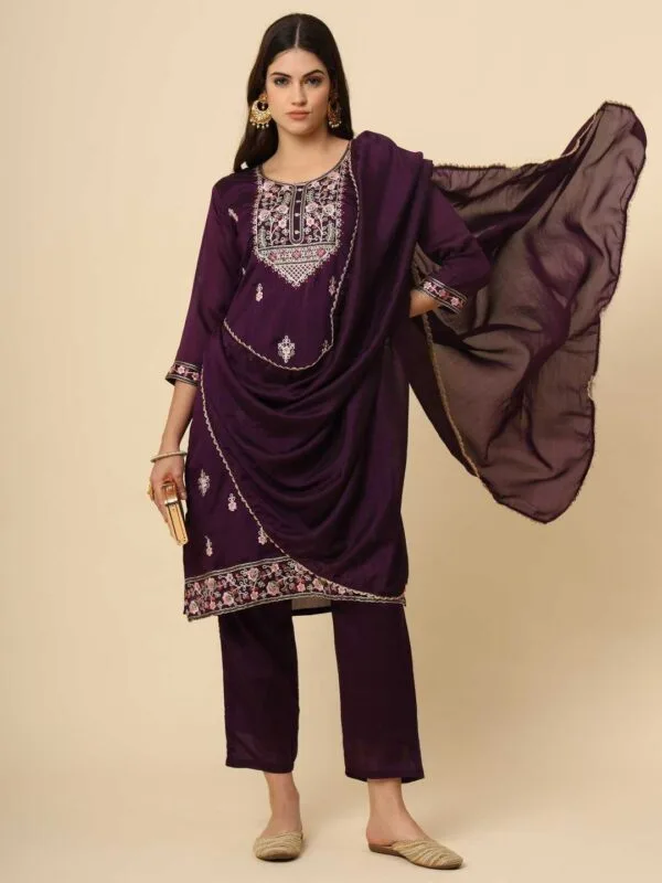 Soft Silk Ladies Long Kurtis - Image 17