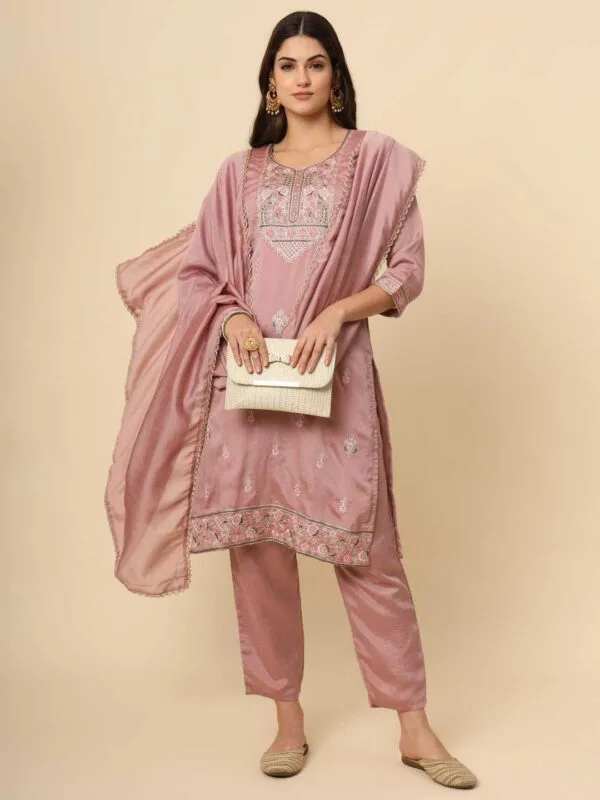 Soft Silk Ladies Long Kurtis - Image 15