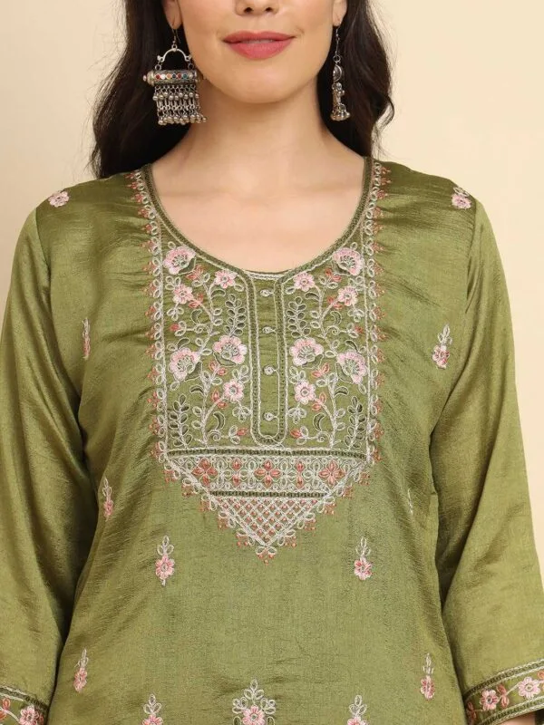 Soft Silk Ladies Long Kurtis - Image 20