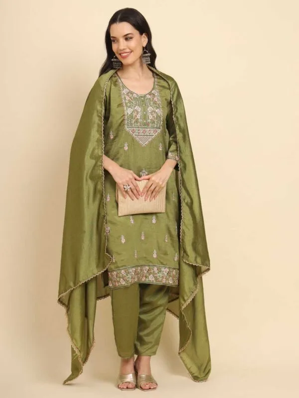 Soft Silk Ladies Long Kurtis - Image 21