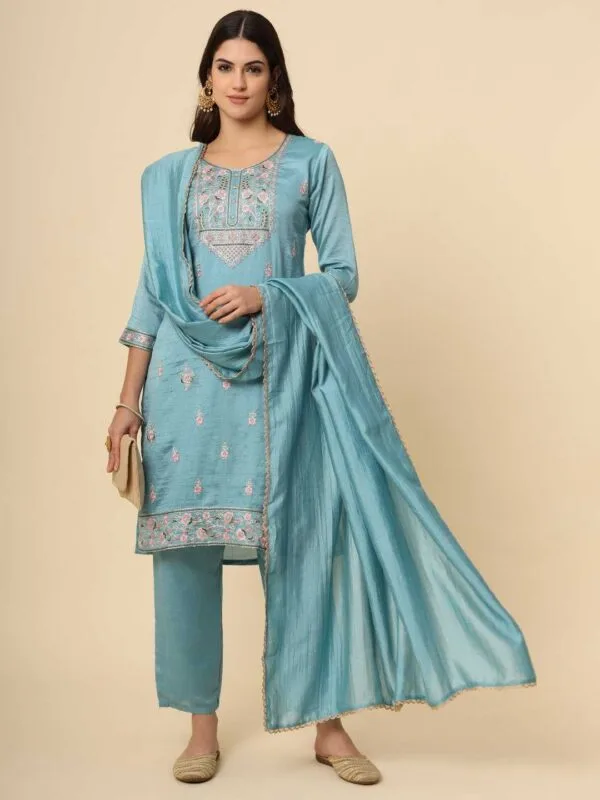 Soft Silk Ladies Long Kurtis - Image 25