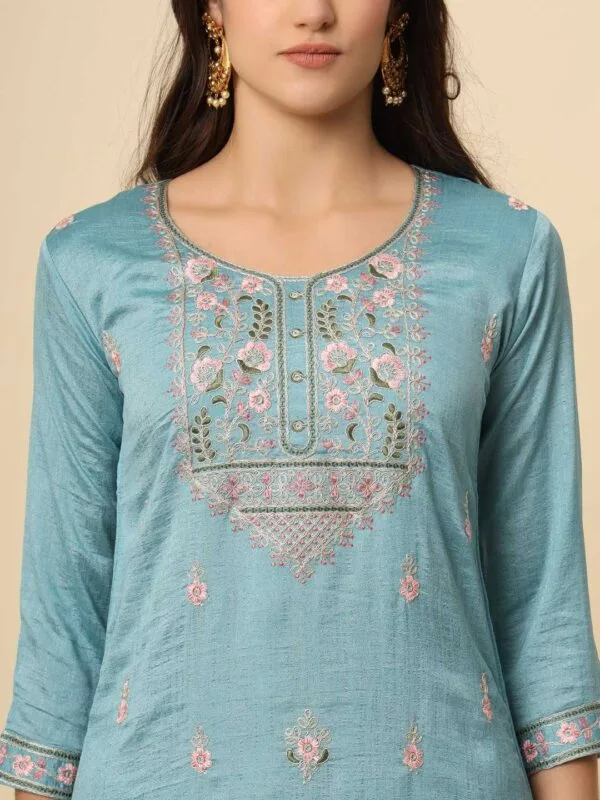 Soft Silk Ladies Long Kurtis - Image 26