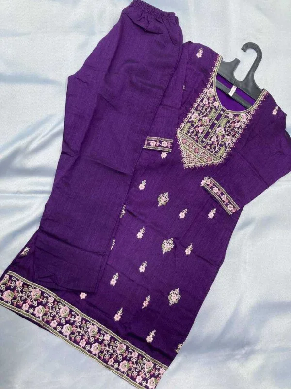 Soft Silk Ladies Long Kurtis - Image 2